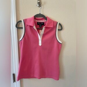 Brand new sport top from Brooks Brothers pink color XS